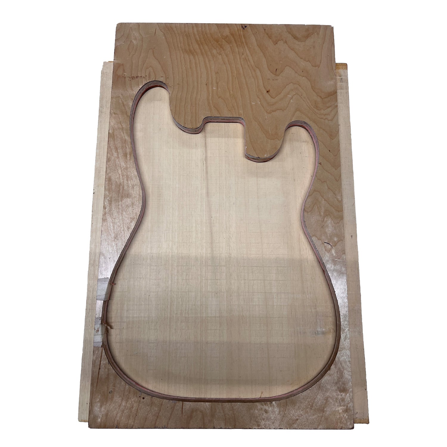 African Swamp Ash/Ayous Electric/Bass Guitar Single Piece Wood Body Blanks 21.5″ x 15-3/4″ x 2-1/4″ 