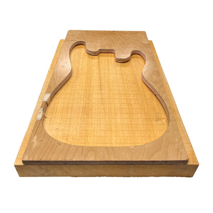 African Swamp Ash/Ayous Electric/Bass Guitar Single Piece Wood Body Blanks 21.5″ x 15-3/4″ x 2-1/4″ 