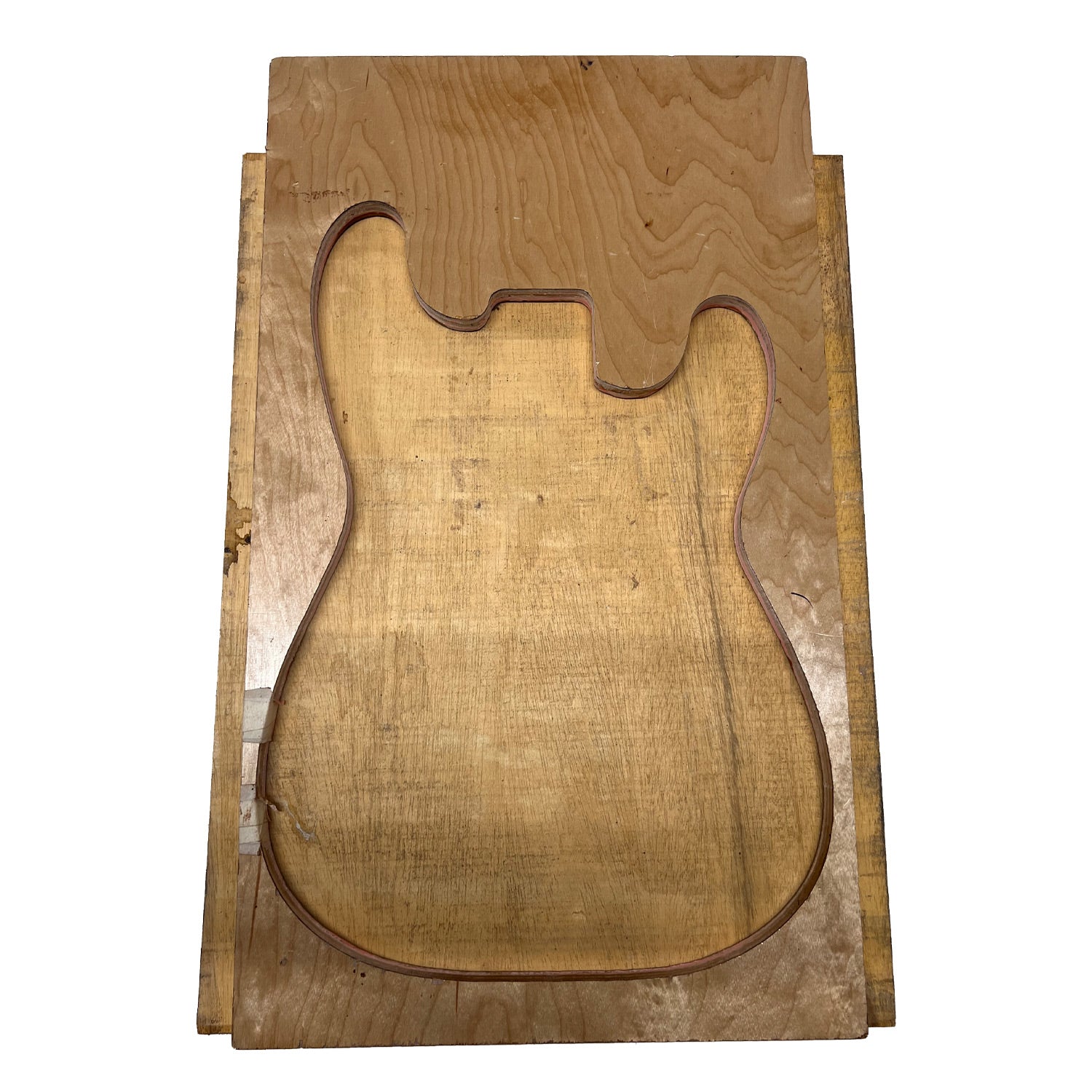 African Swamp Ash/Ayous Electric/Bass Guitar Single Piece Wood Body Blanks 21.5″ x 15-3/4″ x 2-1/4″ 