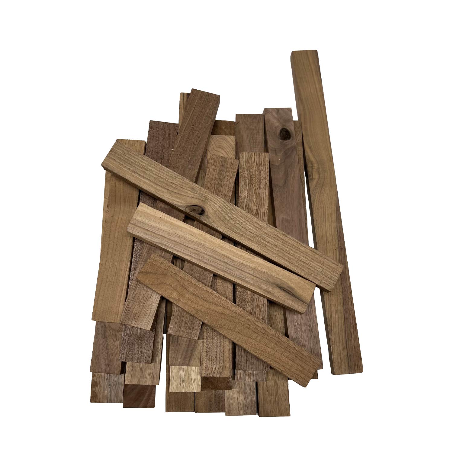 15 Pound Box of American Black Walnut Wood Cut-Offs - 3/4&quot;-1&quot; Thick pieces - Exotic Wood Zone - Buy online Across USA 