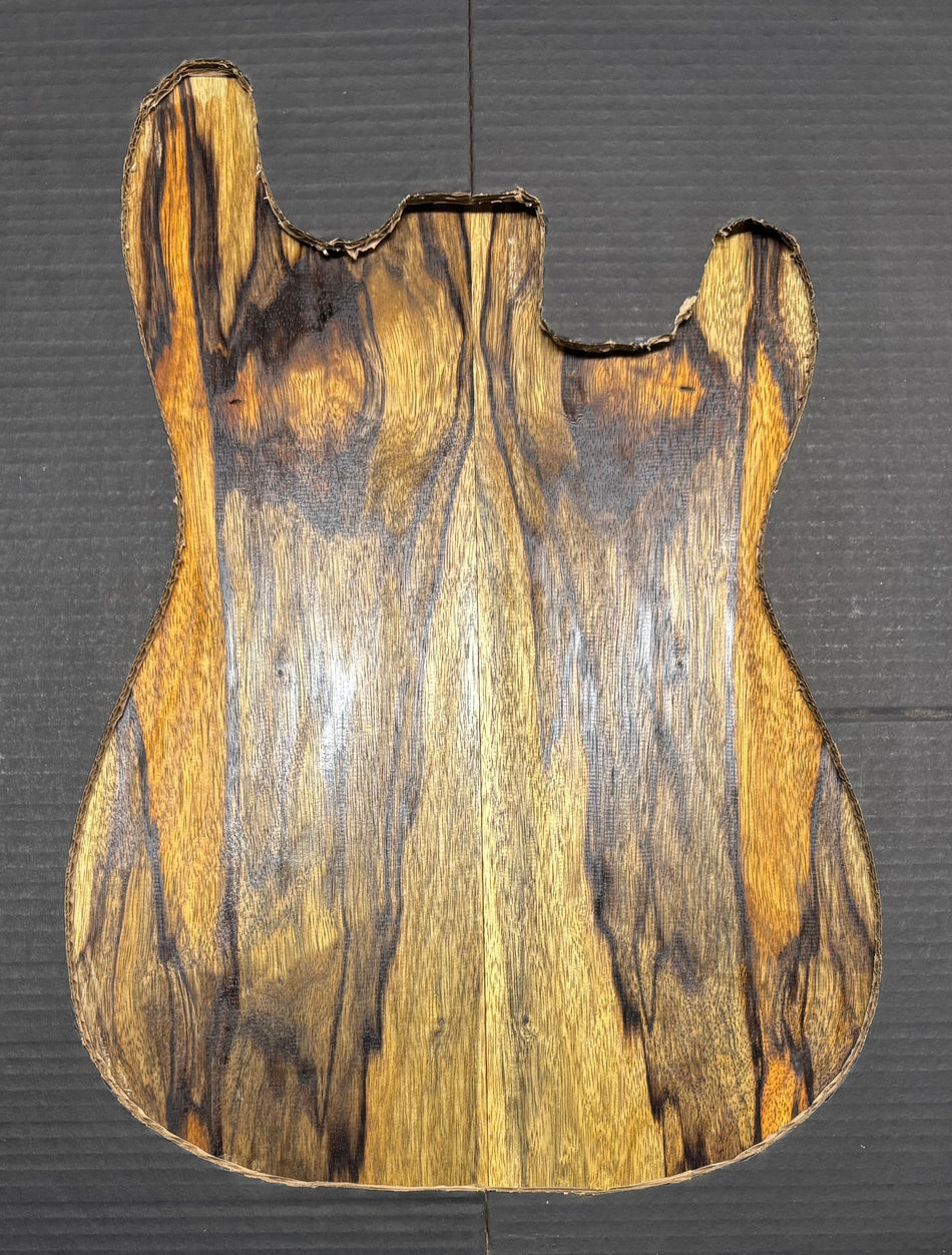 Black Limba Guitar Drop Top - 21" x 7-1/4" x 3/8" #503