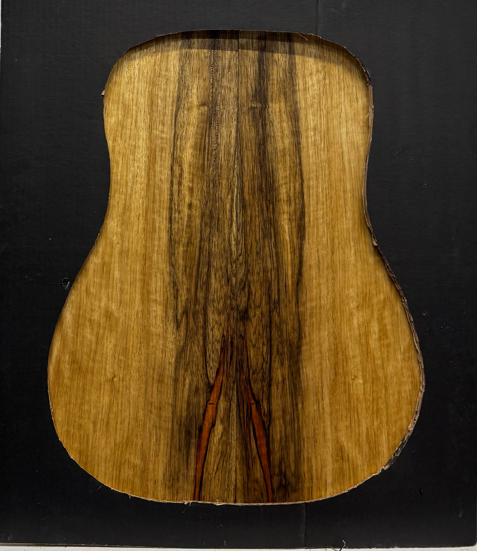 Black Limba Dreadnought Guitar Back and Side Set #357