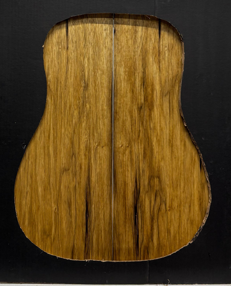 Black Limba Dreadnought Guitar Back and Side Set #364