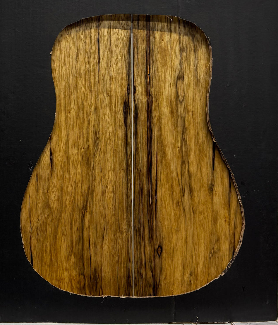 Black Limba Dreadnought Guitar Back and Side Set #365