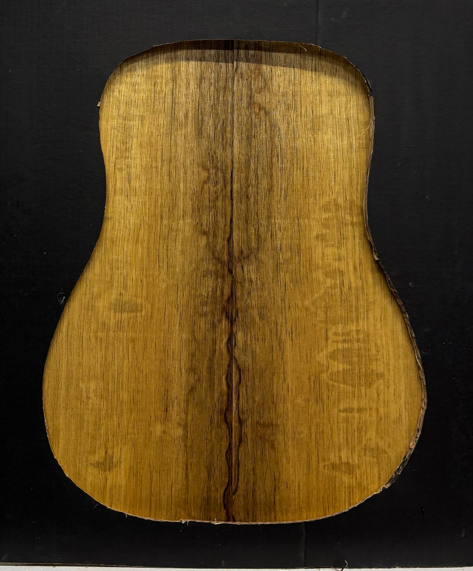 Black Limba Dreadnought Guitar Back and Side Set #366