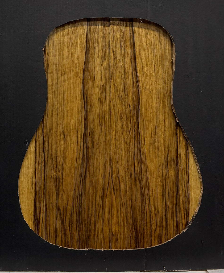 Black Limba Dreadnought Guitar Back and Side Set #386