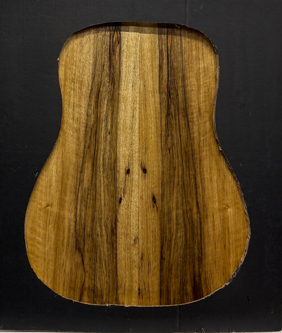 Black Limba Dreadnought Guitar Back and Side Set #388