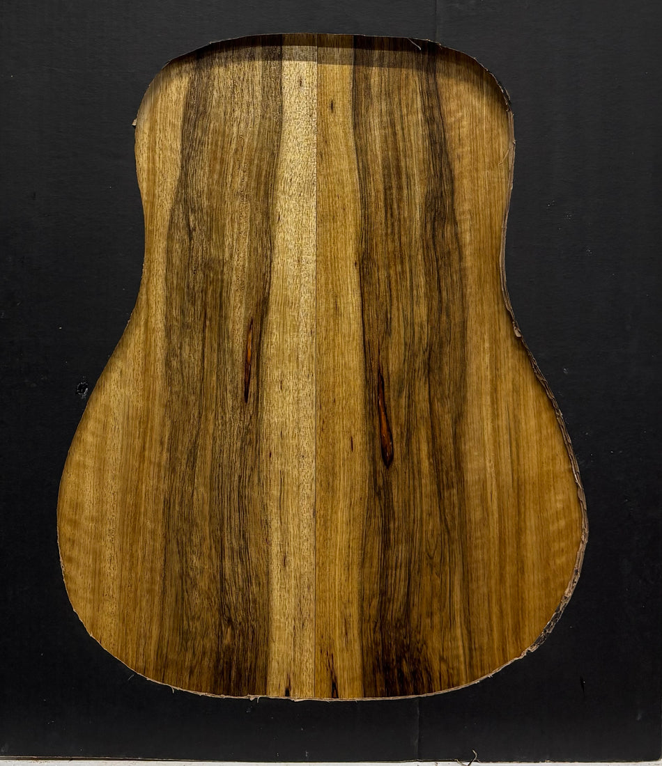 Black Limba Dreadnought Guitar Back and Side Set #389