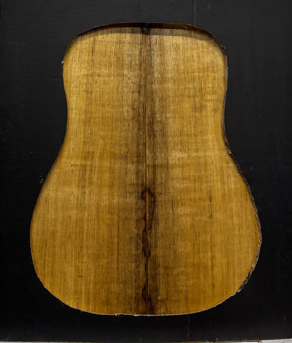 Black Limba Dreadnought Guitar Back and Side Set #397