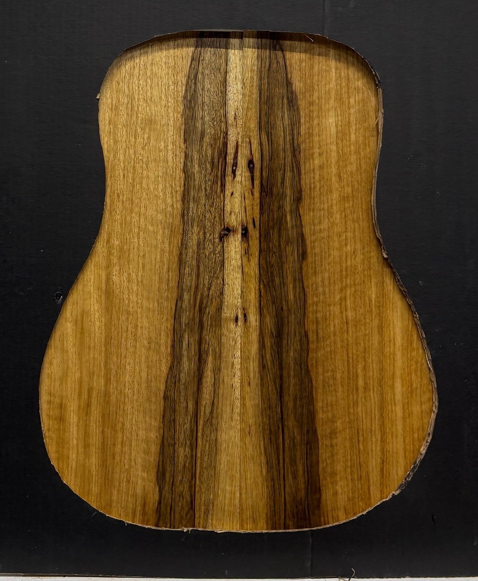 Black Limba Dreadnought Guitar Back and Side Set #390