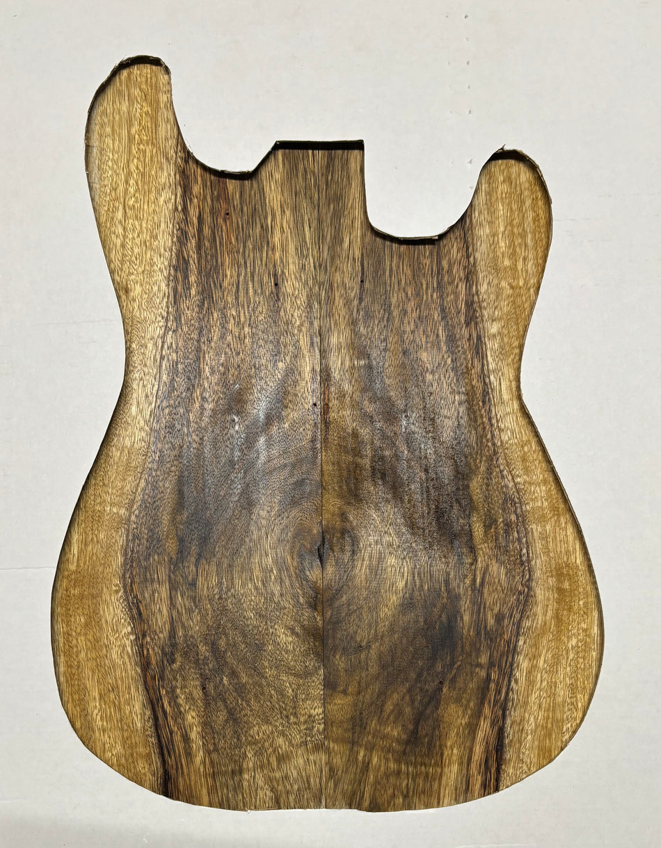 Black Limba Guitar Drop Top - 21" x 7-1/4" x 3/8" #535