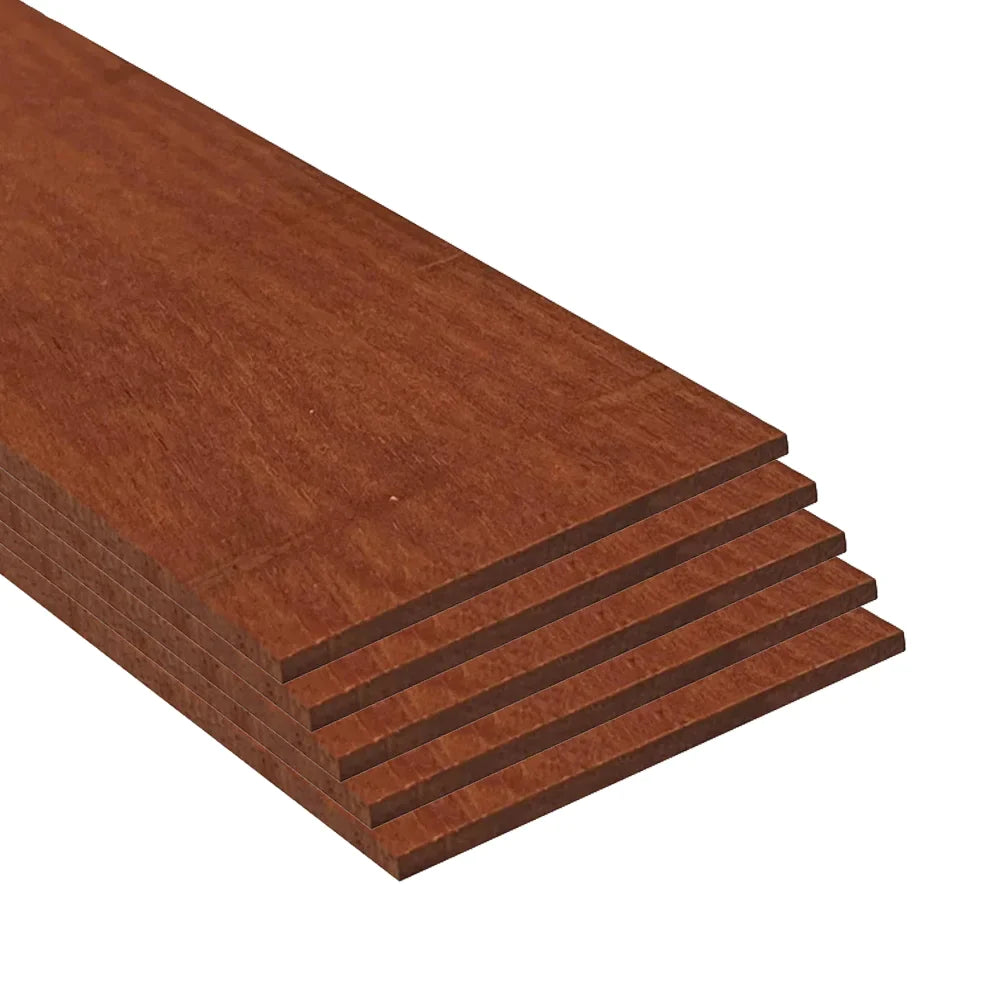 Pack Of 5, Bloodwood Guitar Head Plates/Overlay Blanks 220 x 100 x 4 mm - Exotic Wood Zone - Buy online Across USA 