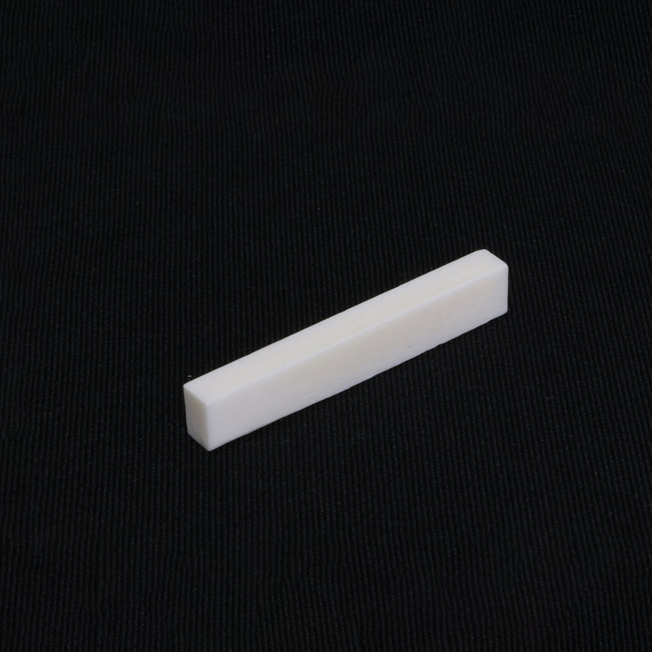 Hosco Flat Bottom Blank Classical Guitar Bone Nut - 55 x 9 x 6mm (Bleached) by JOBOIS