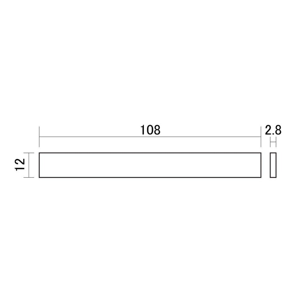 Hosco Flat Bottom Blank Bone Saddle - 108 x 12 x 2.8mm Exotic Wood Zone 