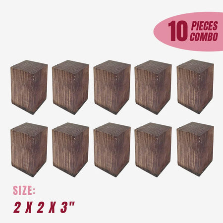 Pack Of 10 Bottle Stopper Blanks 2" x 2" x 3"  East Indian Rosewood - Exotic Wood Zone - Buy online Across USA 