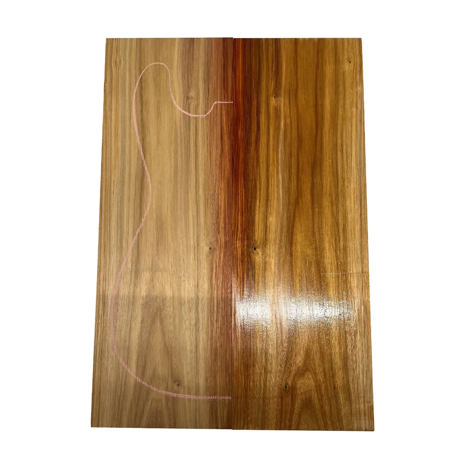 Canarywood Bookmatched Guitar Drop Tops 21" x 7" x 1/4" - Exotic Wood Zone - Buy online Across USA 