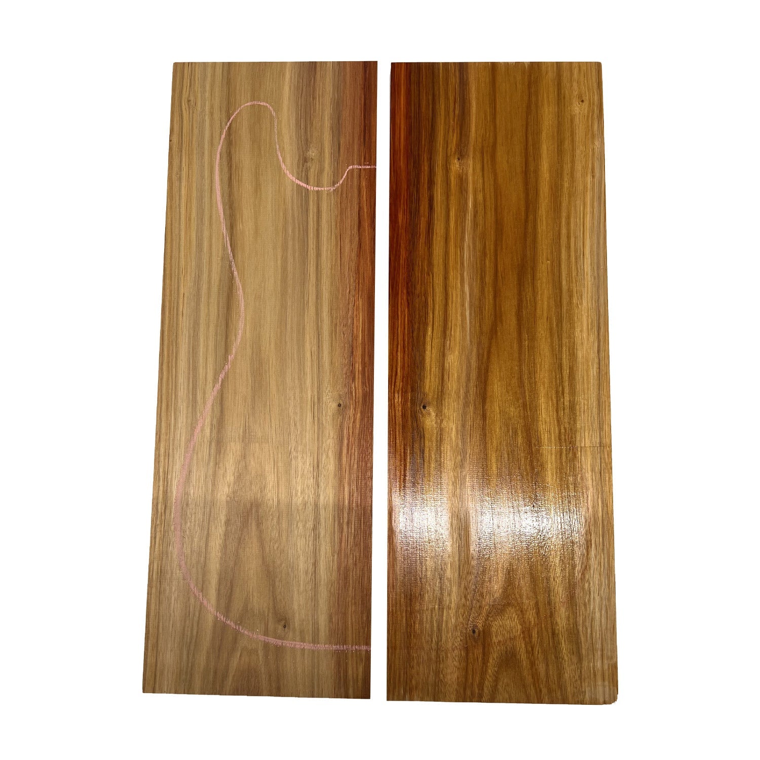 Canarywood Bookmatched Guitar Drop Tops 21&quot; x 7&quot; x 1/4&quot; - Exotic Wood Zone - Buy online Across USA 