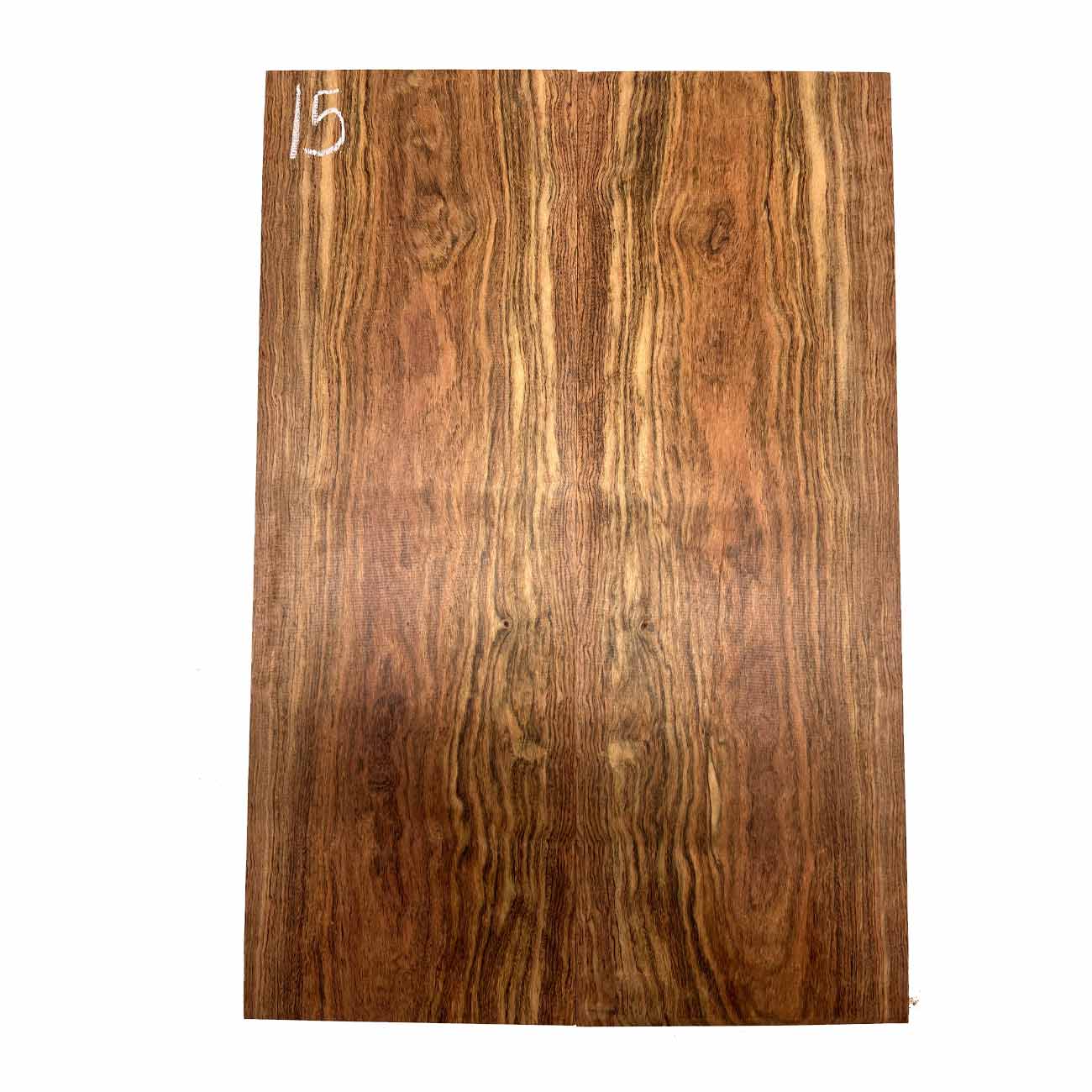 Chechen/Caribbean Rosewood Bookmatched Guitar Drop Tops  21" x 7" x 3/8" #15 - Exotic Wood Zone - Buy online Across USA 