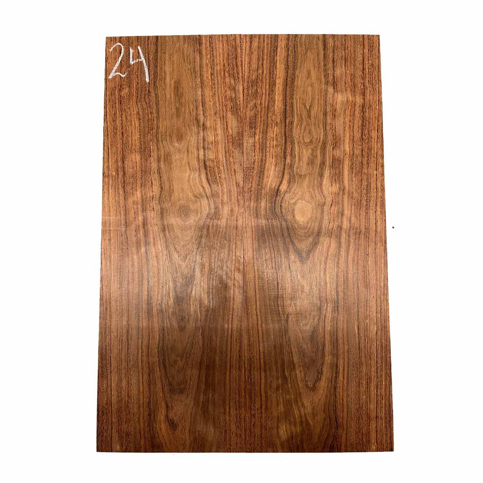 Chechen/Caribbean Rosewood Bookmatched Guitar Drop Tops  21" x 7" x 3/8" #24 - Exotic Wood Zone - Buy online Across USA 