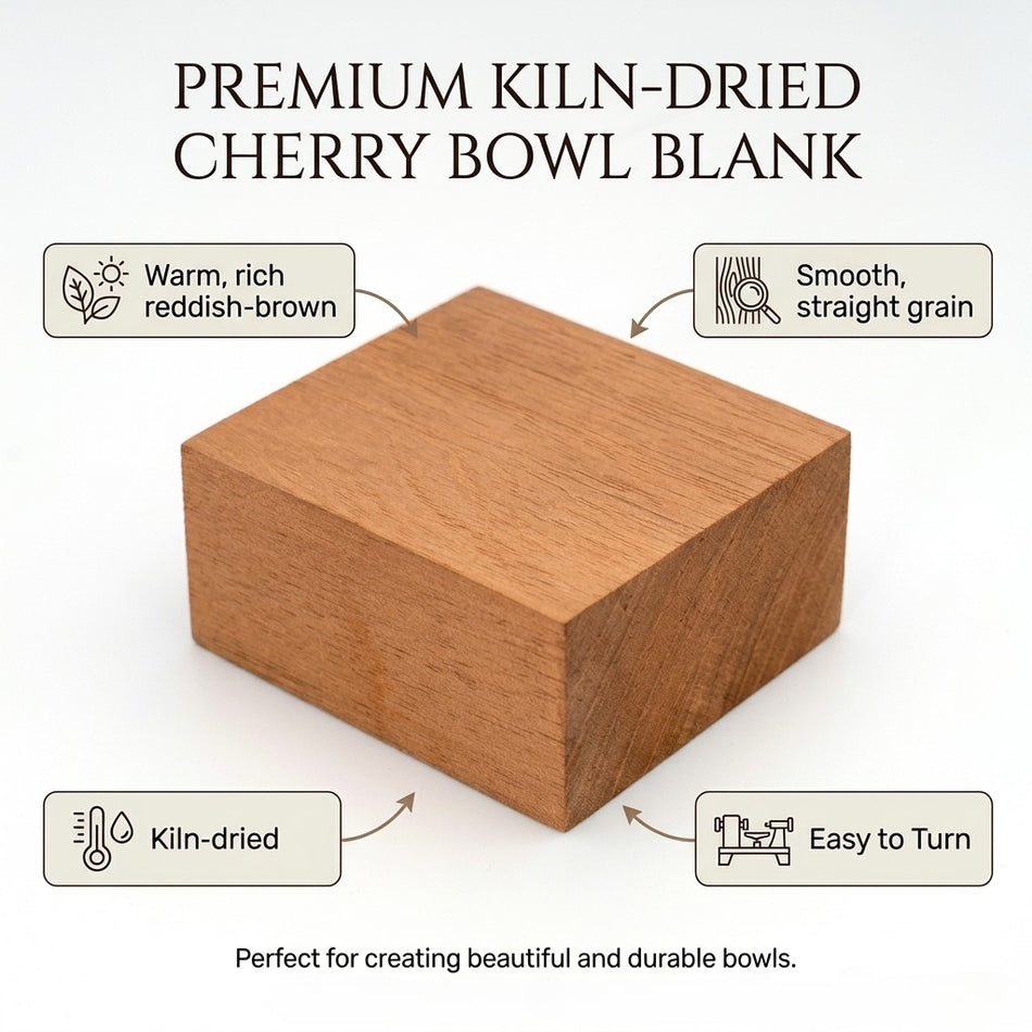 Cherry Wood Bowl Blank