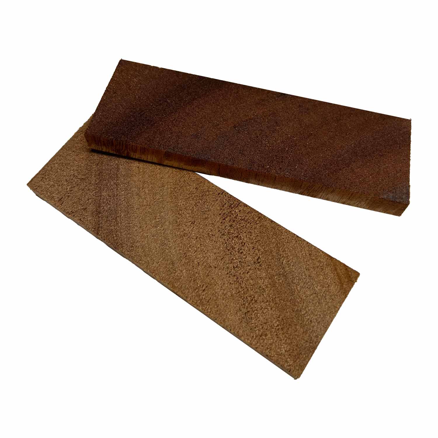 African Mahogany/Khaya Crosscut Wood Knife Blanks/Knife Scales Bookmatched 5&quot;x1-1/2&quot;x3/8&quot; - Exotic Wood Zone - Buy online Across USA 