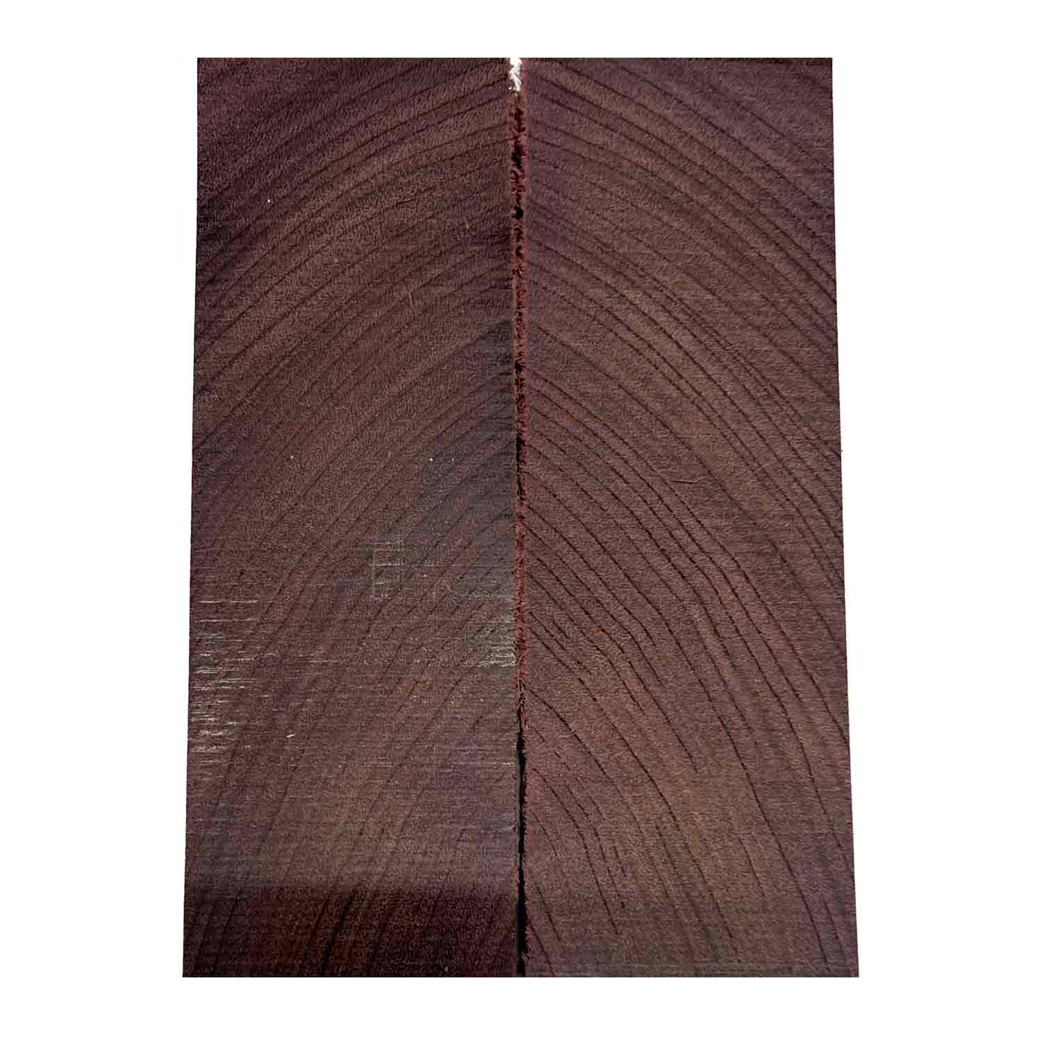 Purpleheart Crosscut Wood Knife Blanks/Knife Scales Bookmatched 5"x1-1/2"x3/8" - Exotic Wood Zone - Buy online Across USA 