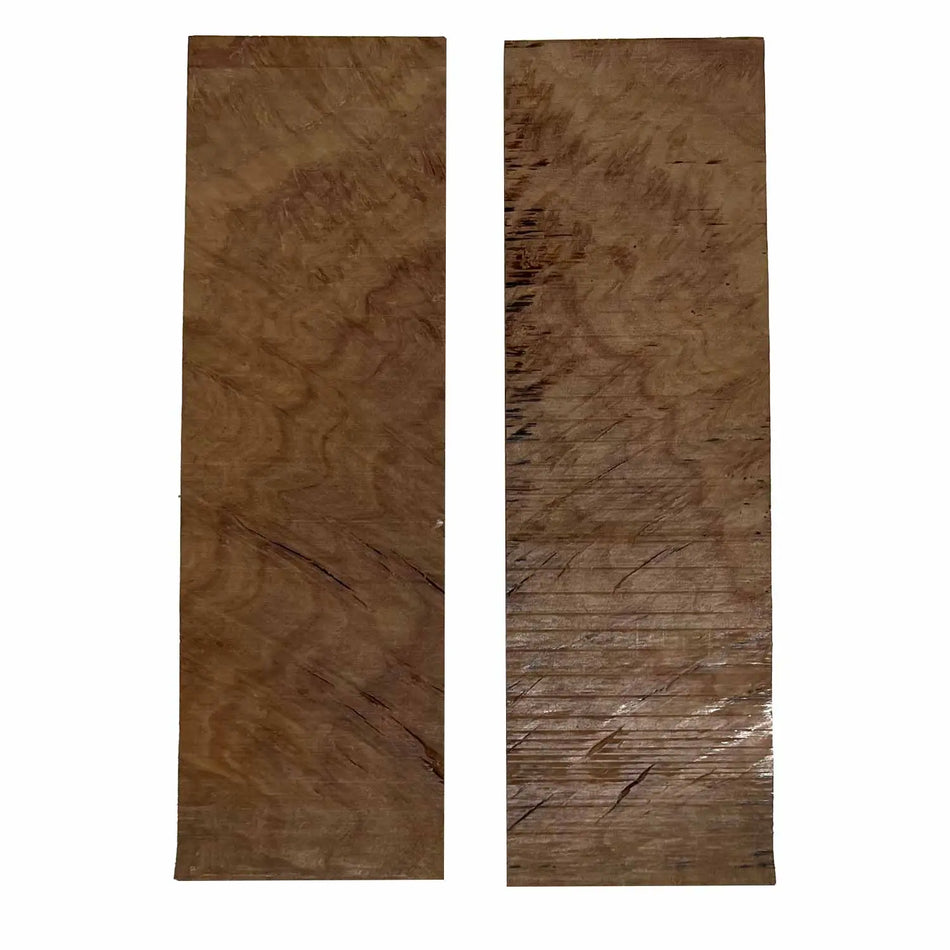 Brown Mallee  Crosscut Wood Knife Blanks/Knife Scales Bookmatched 5"x1-1/2"x3/8" - Exotic Wood Zone - Buy online Across USA 