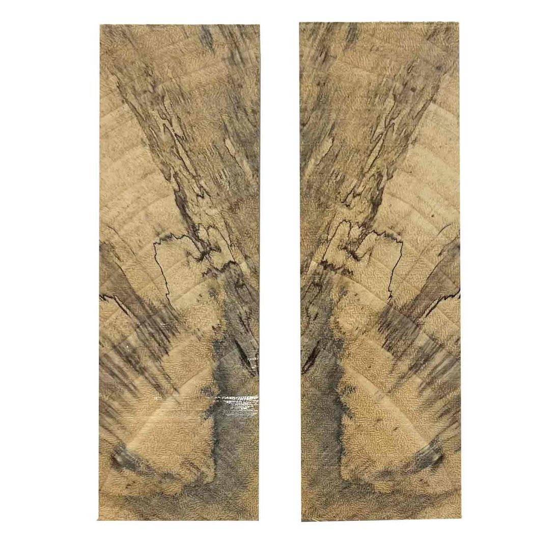 Spalted Tamarind Crosscut Wood Knife Blanks/Knife Scales Bookmatched 5&quot;x1-1/2&quot;x3/8&quot; - Exotic Wood Zone - Buy online Across USA 