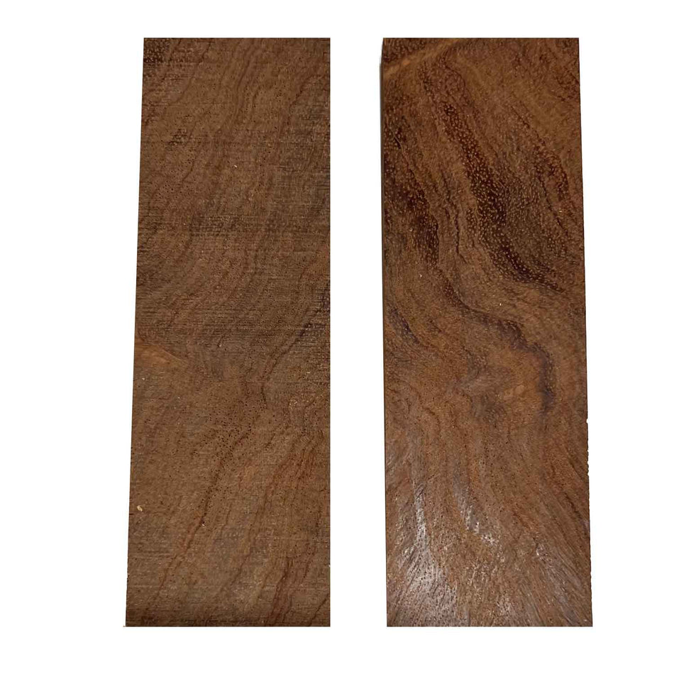 Bubinga Crosscut Wood Knife Blanks/Knife Scales Bookmatched 5"x1-1/2"x3/8" - Exotic Wood Zone - Buy online Across USA 