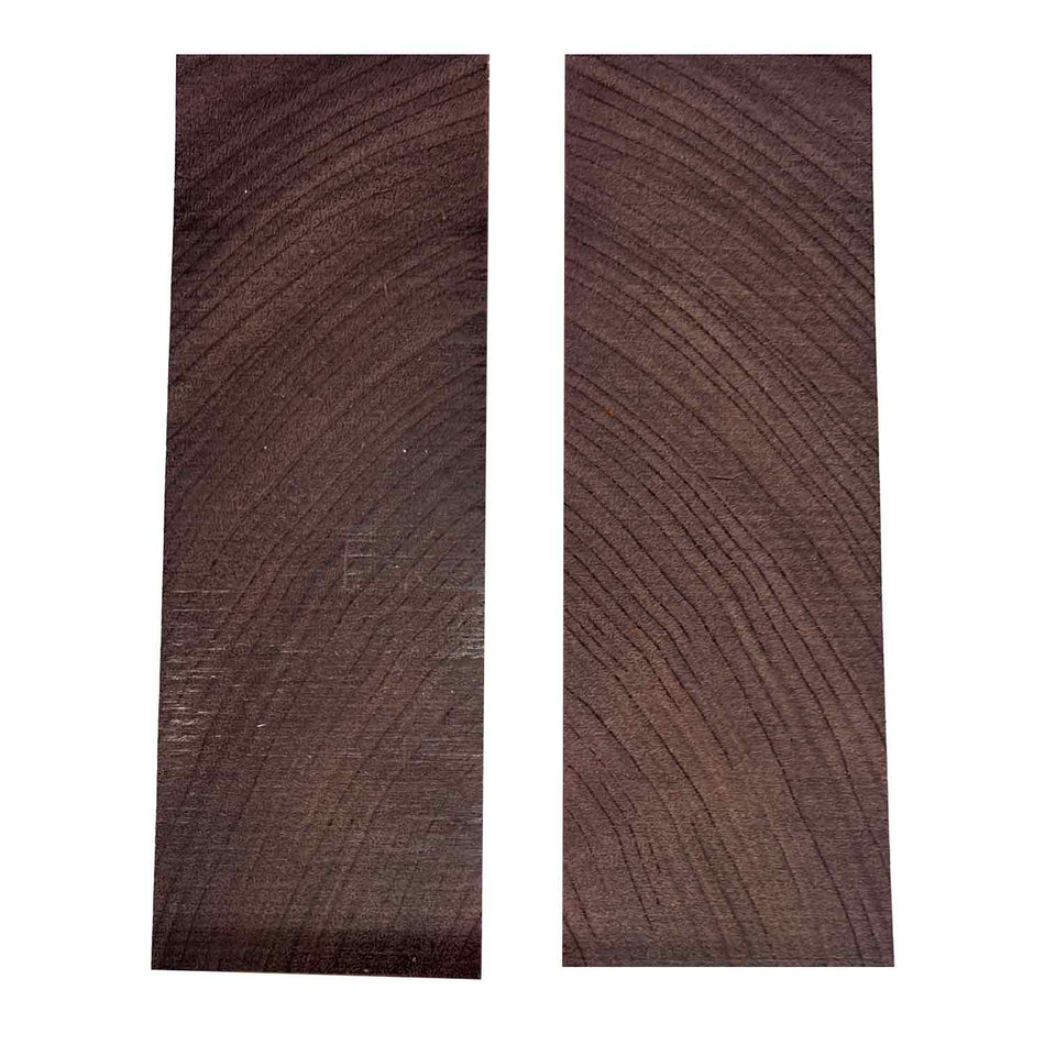 Purpleheart Crosscut Wood Knife Blanks/Knife Scales Bookmatched 5"x1-1/2"x3/8" - Exotic Wood Zone - Buy online Across USA 