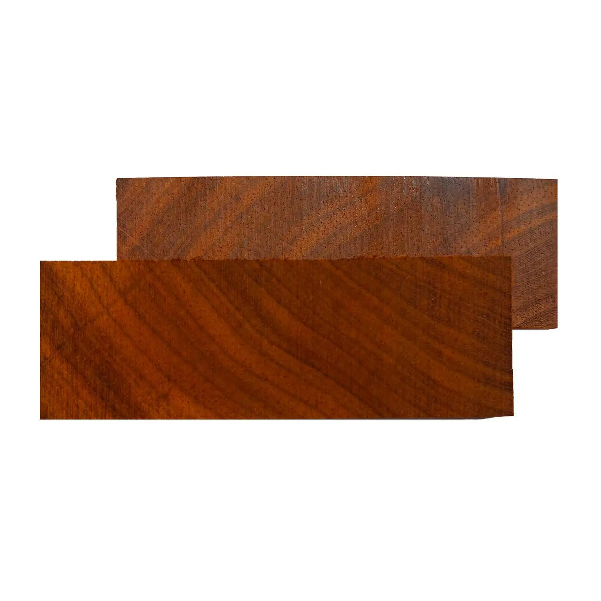 African Padauk Crosscut Wood Knife Blanks/Knife Scales Bookmatched 5"x1-1/2"x3/8" - Exotic Wood Zone - Buy online Across USA 