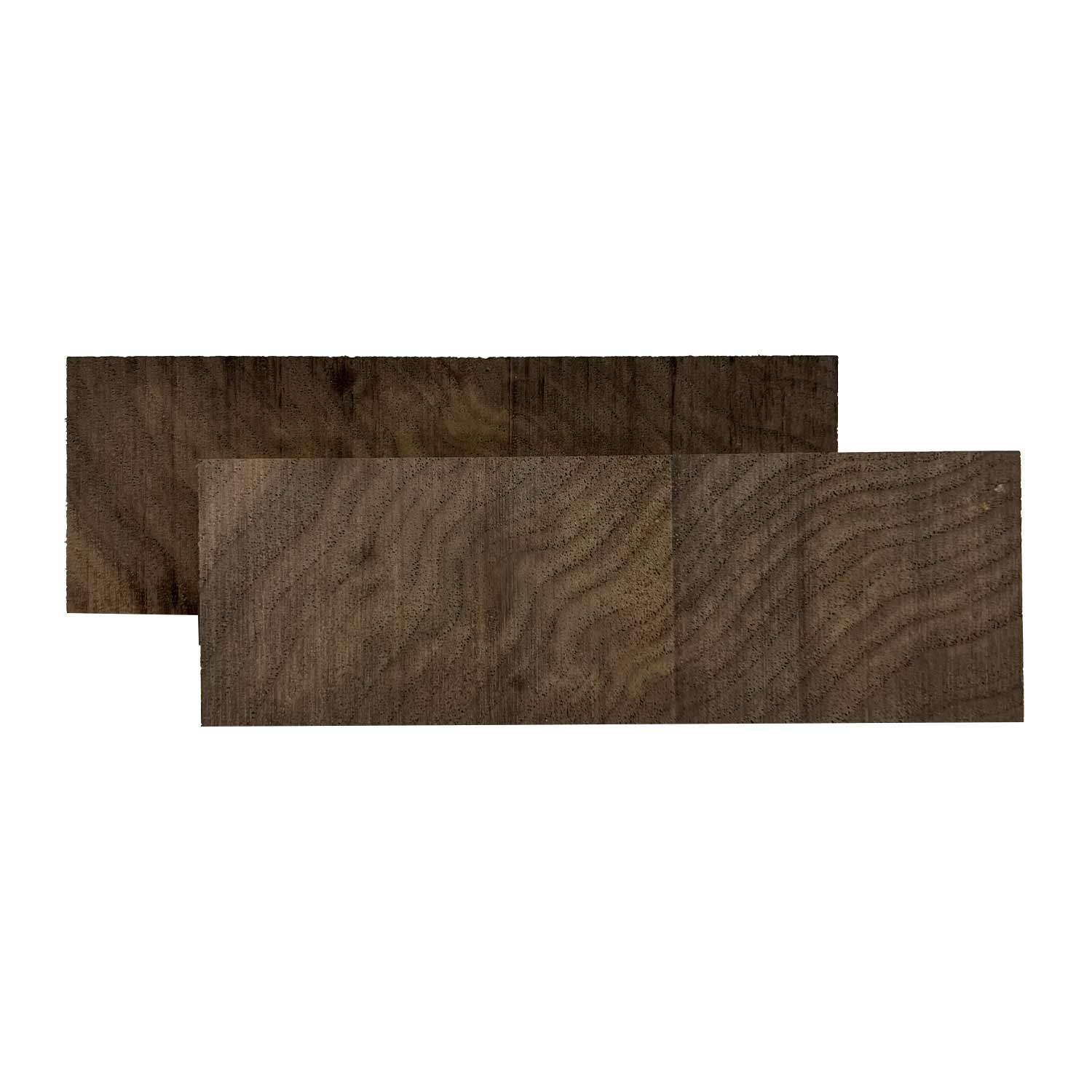 Black Walnut Crosscut Wood Knife Blanks/Knife Scales Bookmatched 5&quot;x1-1/2&quot;x3/8&quot; - Exotic Wood Zone - Buy online Across USA 
