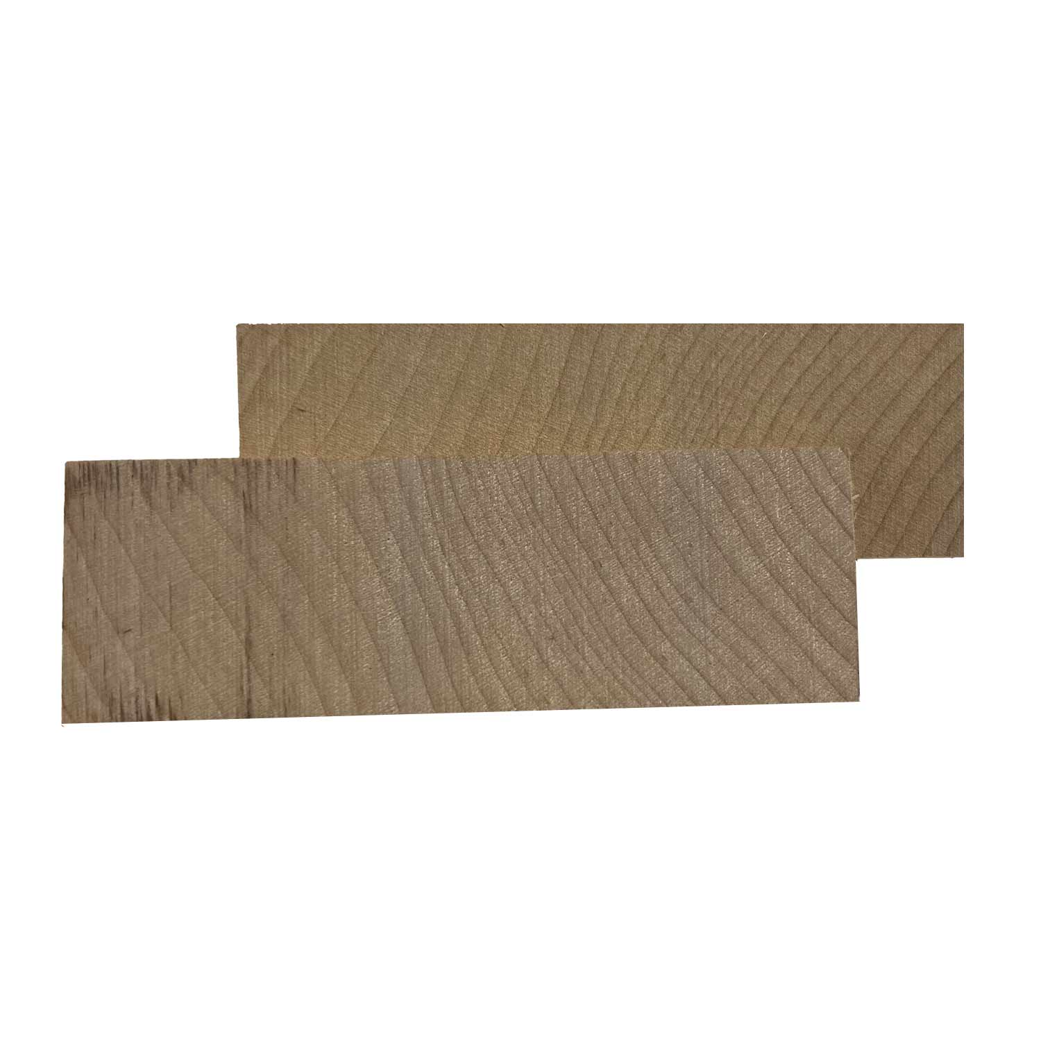 Hard Maple  Crosscut Wood Knife Blanks/Knife Scales Bookmatched 5&quot;x1-1/2&quot;x3/8&quot; - Exotic Wood Zone - Buy online Across USA 