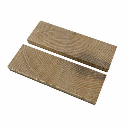 White Ash Crosscut Wood Knife Blanks/Knife Scales Bookmatched 5&quot;x1-1/2&quot;x3/8&quot; - Exotic Wood Zone - Buy online Across USA 
