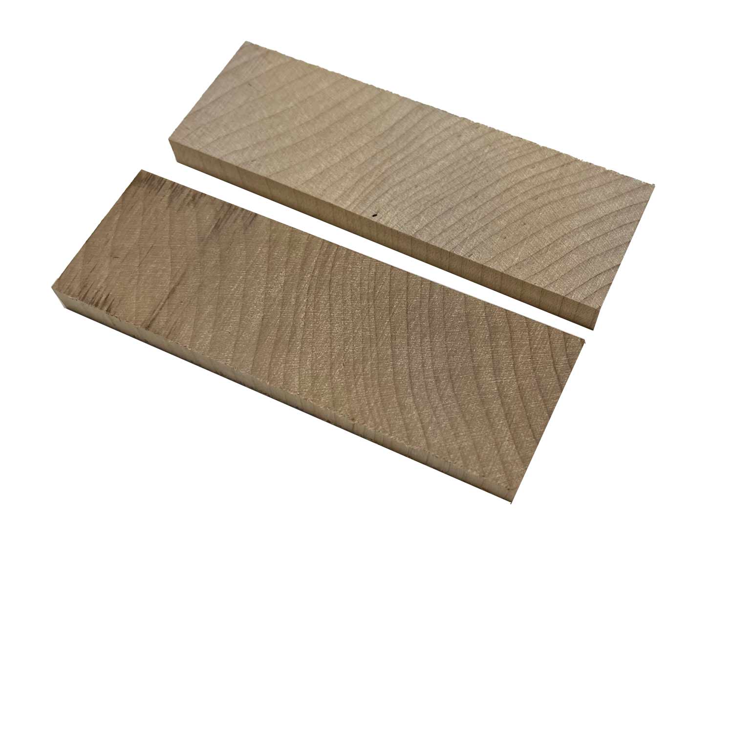 Hard Maple  Crosscut Wood Knife Blanks/Knife Scales Bookmatched 5&quot;x1-1/2&quot;x3/8&quot; - Exotic Wood Zone - Buy online Across USA 