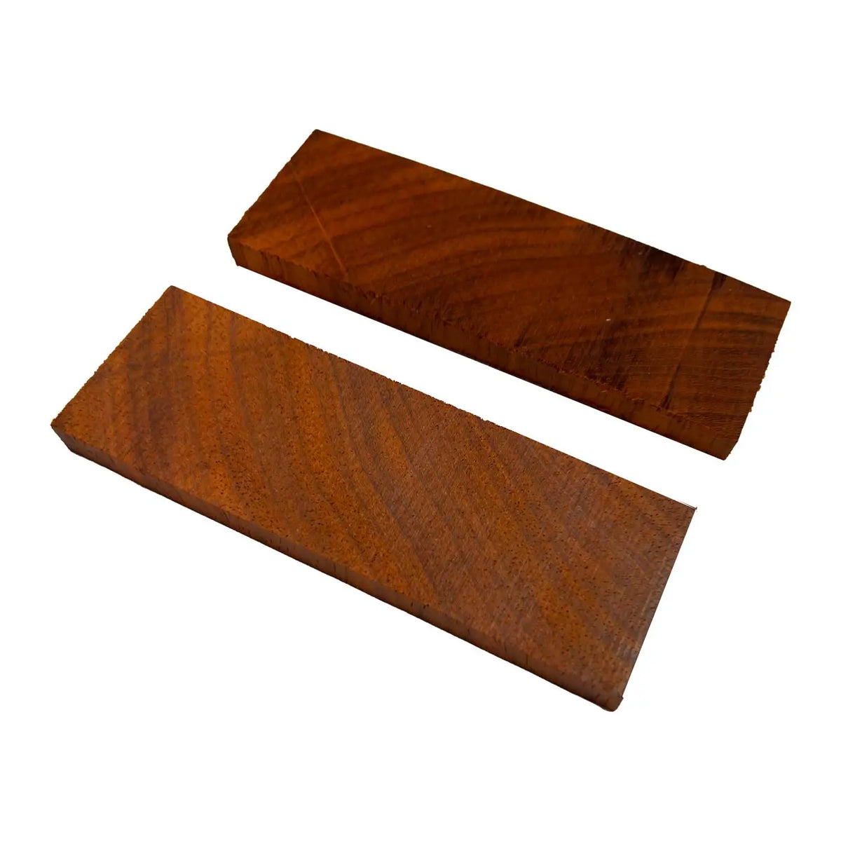 African Padauk Crosscut Wood Knife Blanks/Knife Scales Bookmatched 5"x1-1/2"x3/8" - Exotic Wood Zone - Buy online Across USA 