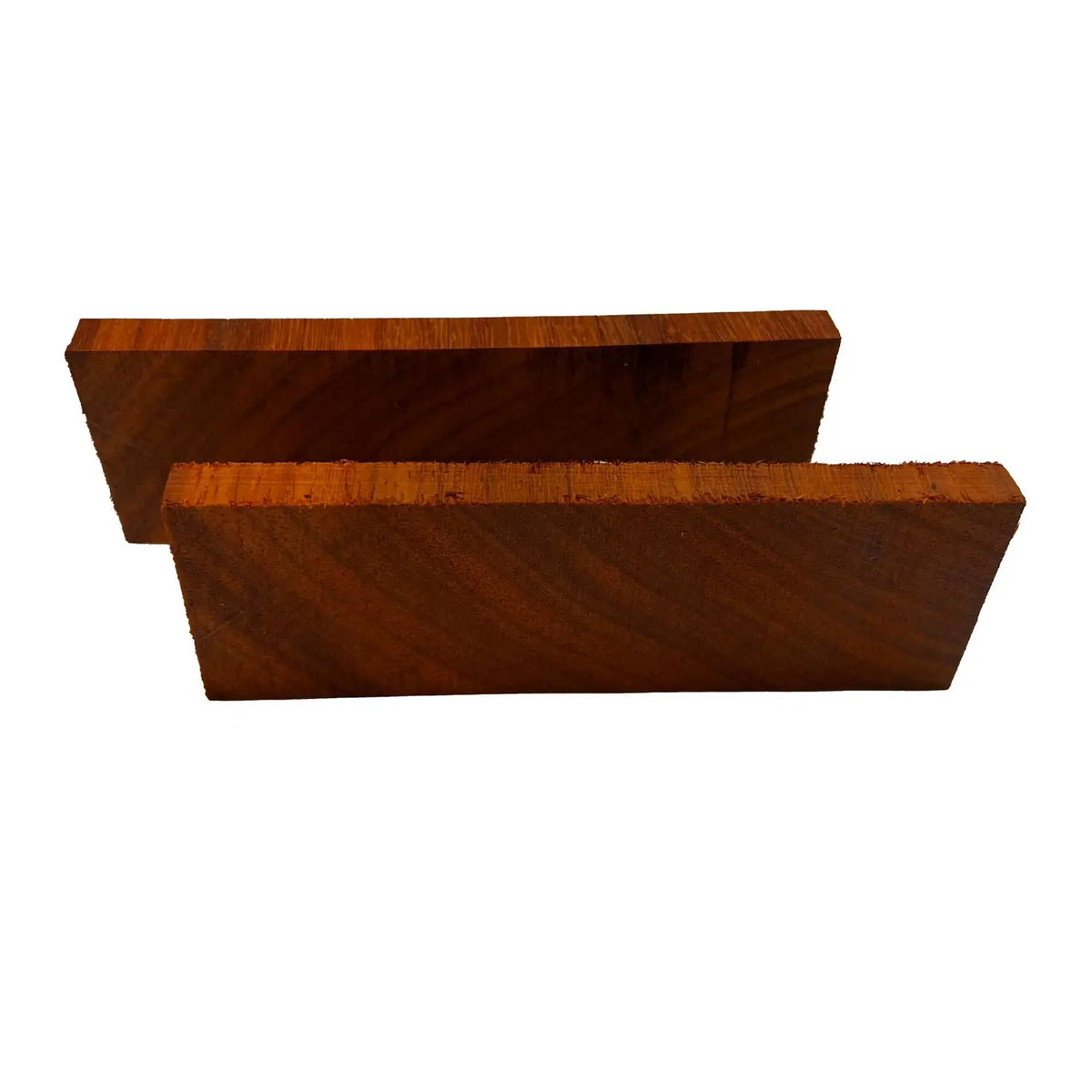 African Padauk Crosscut Wood Knife Blanks/Knife Scales Bookmatched 5"x1-1/2"x3/8" - Exotic Wood Zone - Buy online Across USA 