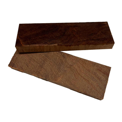 Bubinga Crosscut Wood Knife Blanks/Knife Scales Bookmatched 5&quot;x1-1/2&quot;x3/8&quot; - Exotic Wood Zone - Buy online Across USA 