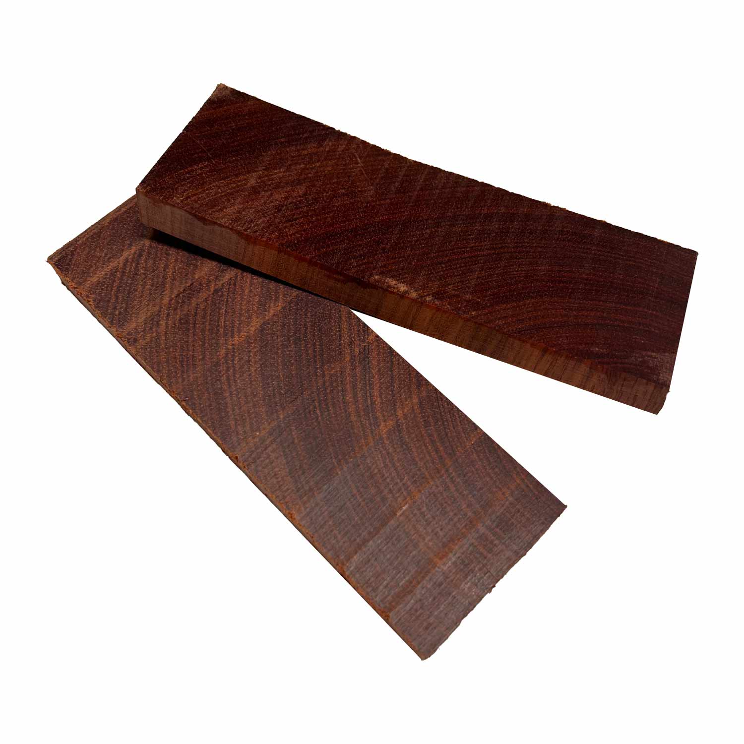 Bloodwood Crosscut Wood Knife Blanks/Knife Scales Bookmatched 5&quot;x1-1/2&quot;x3/8&quot; - Exotic Wood Zone - Buy online Across USA 