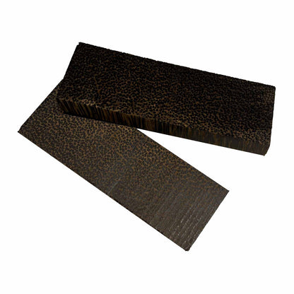 Black Palm Crosscut Wood Knife Blanks/Knife Scales Bookmatched 5&quot;x1-1/2&quot;x3/8&quot; - Exotic Wood Zone - Buy online Across USA 