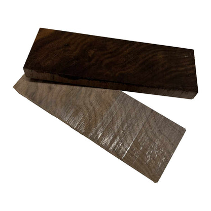 Black Walnut Crosscut Wood Knife Blanks/Knife Scales Bookmatched 5&quot;x1-1/2&quot;x3/8&quot; - Exotic Wood Zone - Buy online Across USA 