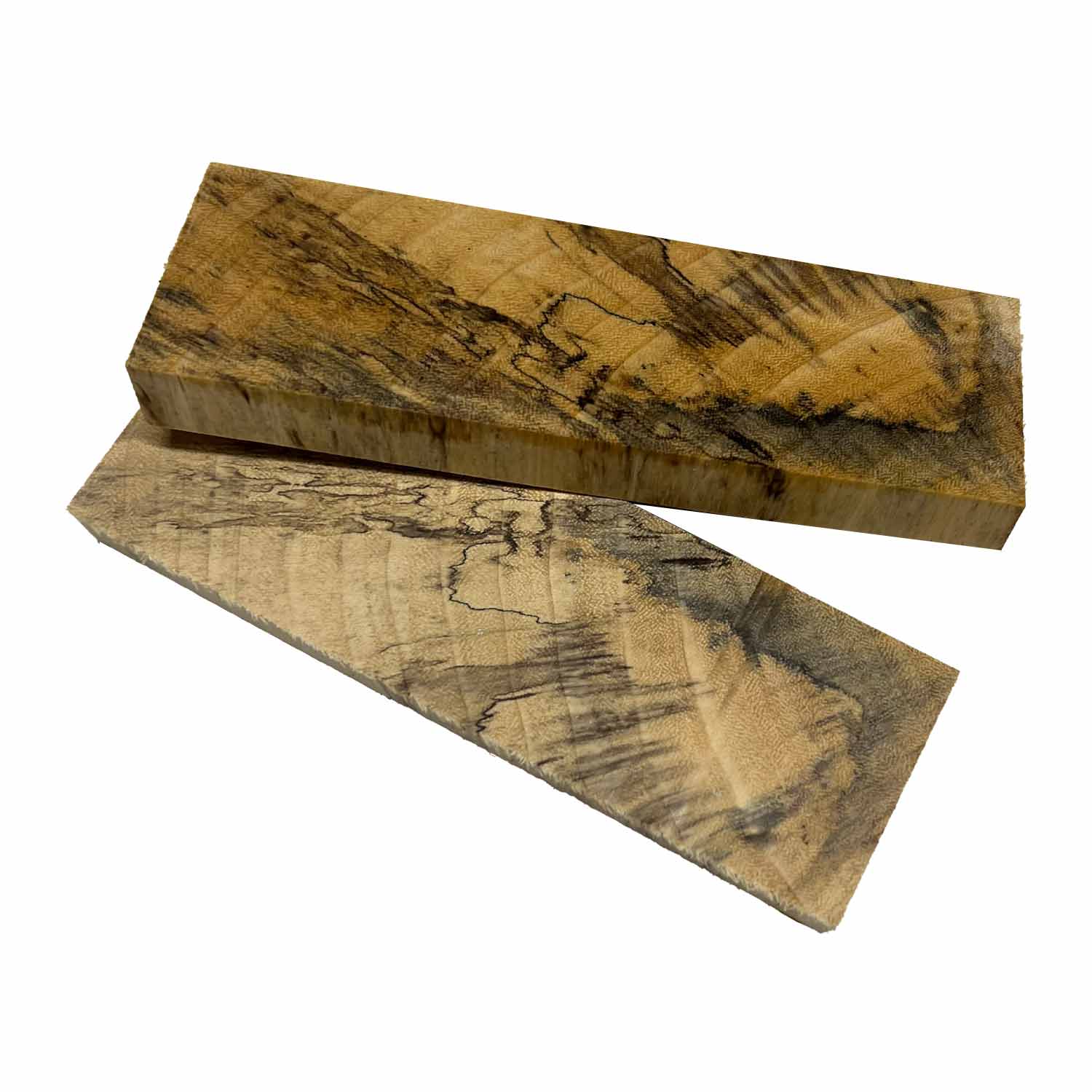 Spalted Tamarind Crosscut Wood Knife Blanks/Knife Scales Bookmatched 5"x1-1/2"x3/8" - Exotic Wood Zone - Buy online Across USA 