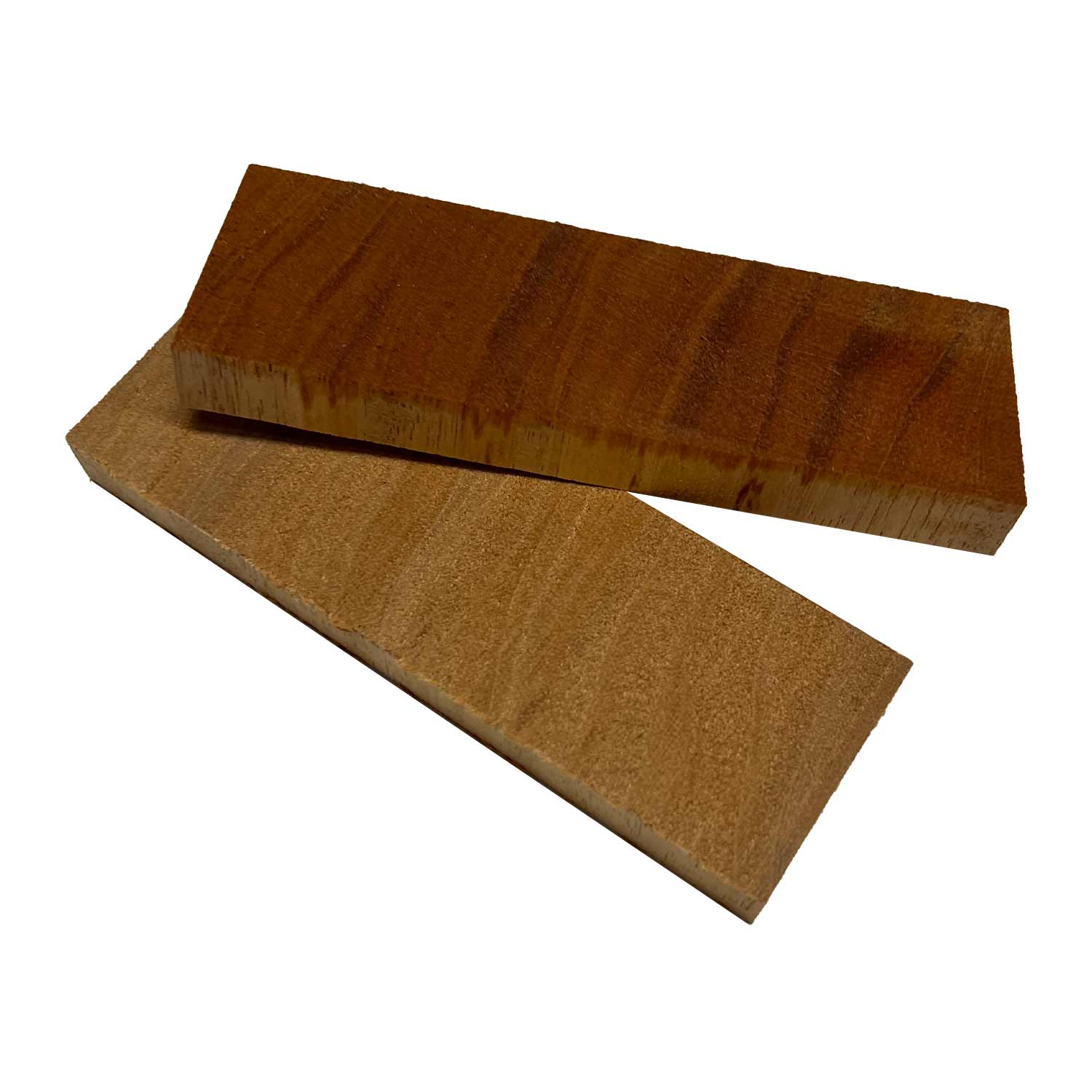 Honduran Mahogany Crosscut Wood Knife Blanks/Knife Scales Bookmatched 5&quot;x1-1/2&quot;x3/8&quot; - Exotic Wood Zone - Buy online Across USA 