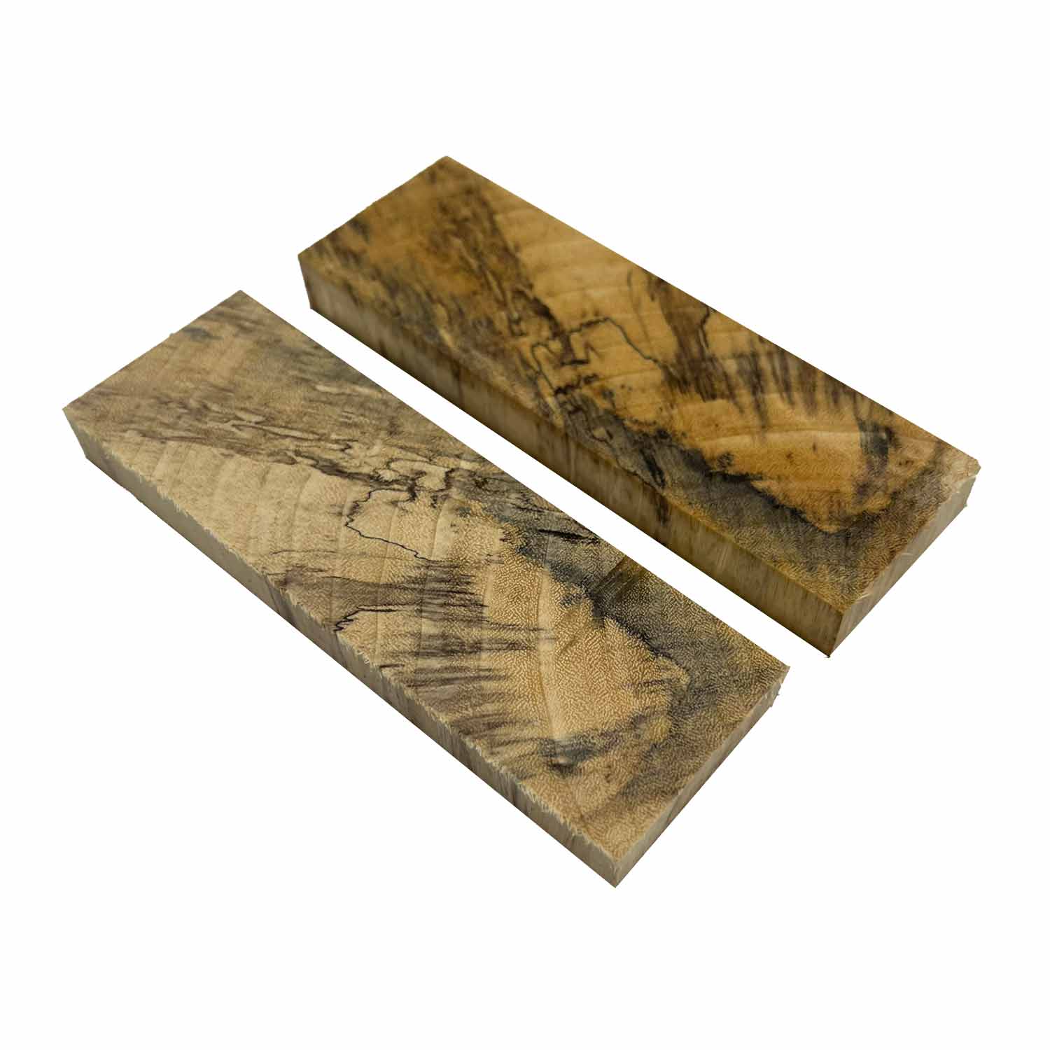 Spalted Tamarind Crosscut Wood Knife Blanks/Knife Scales Bookmatched 5"x1-1/2"x3/8" - Exotic Wood Zone - Buy online Across USA 