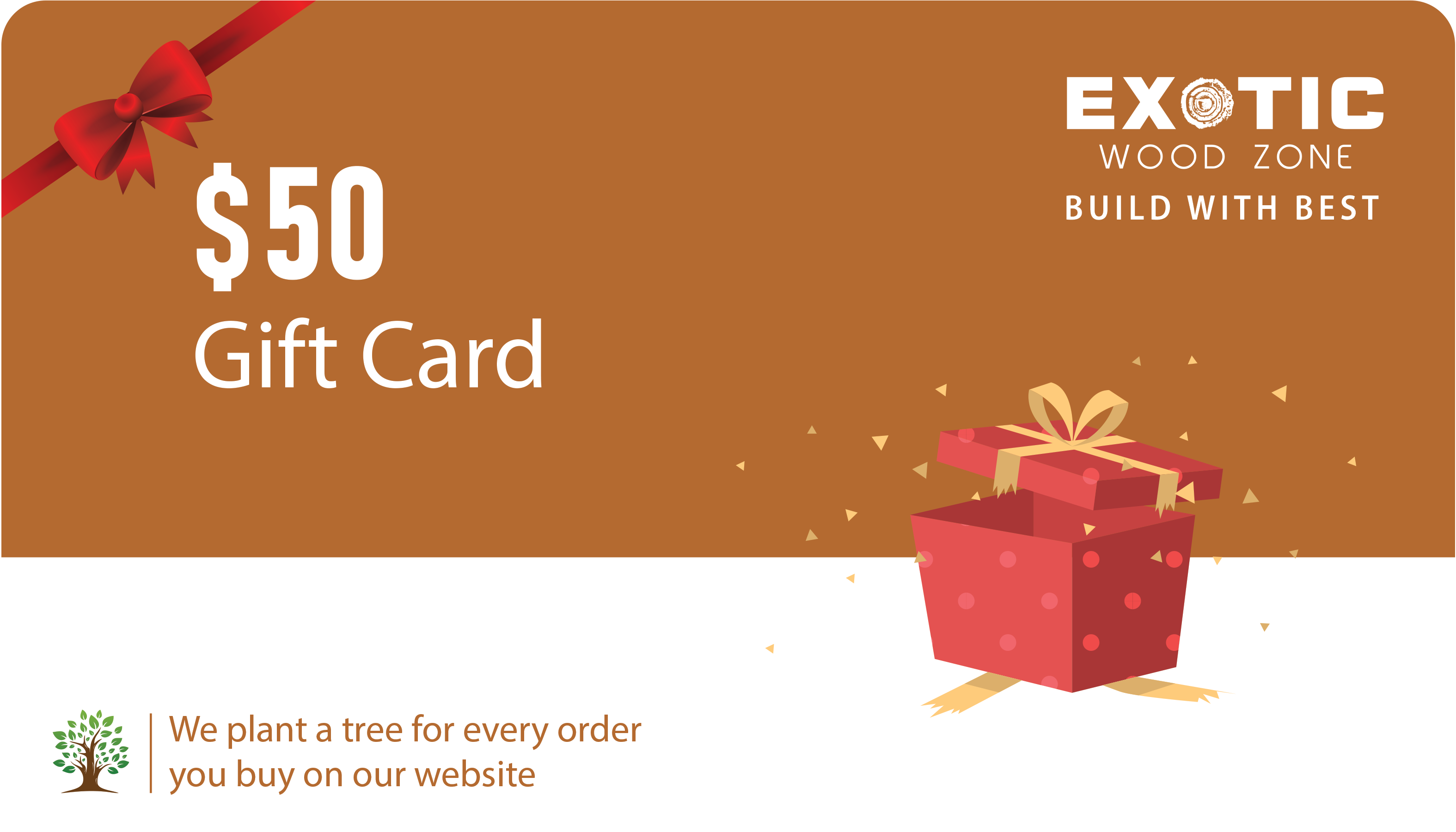 Exotic Wood Zone Digital Gift Card - Exotic Wood Zone