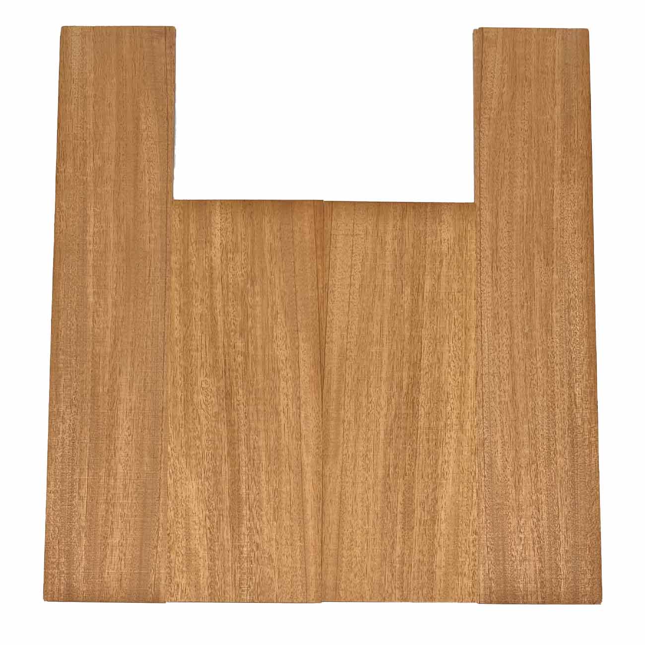 Pack of 10, Fijian Mahogany Soprano Ukulele Guitar Back & Side Set - Exotic Wood Zone - Buy online Across USA 