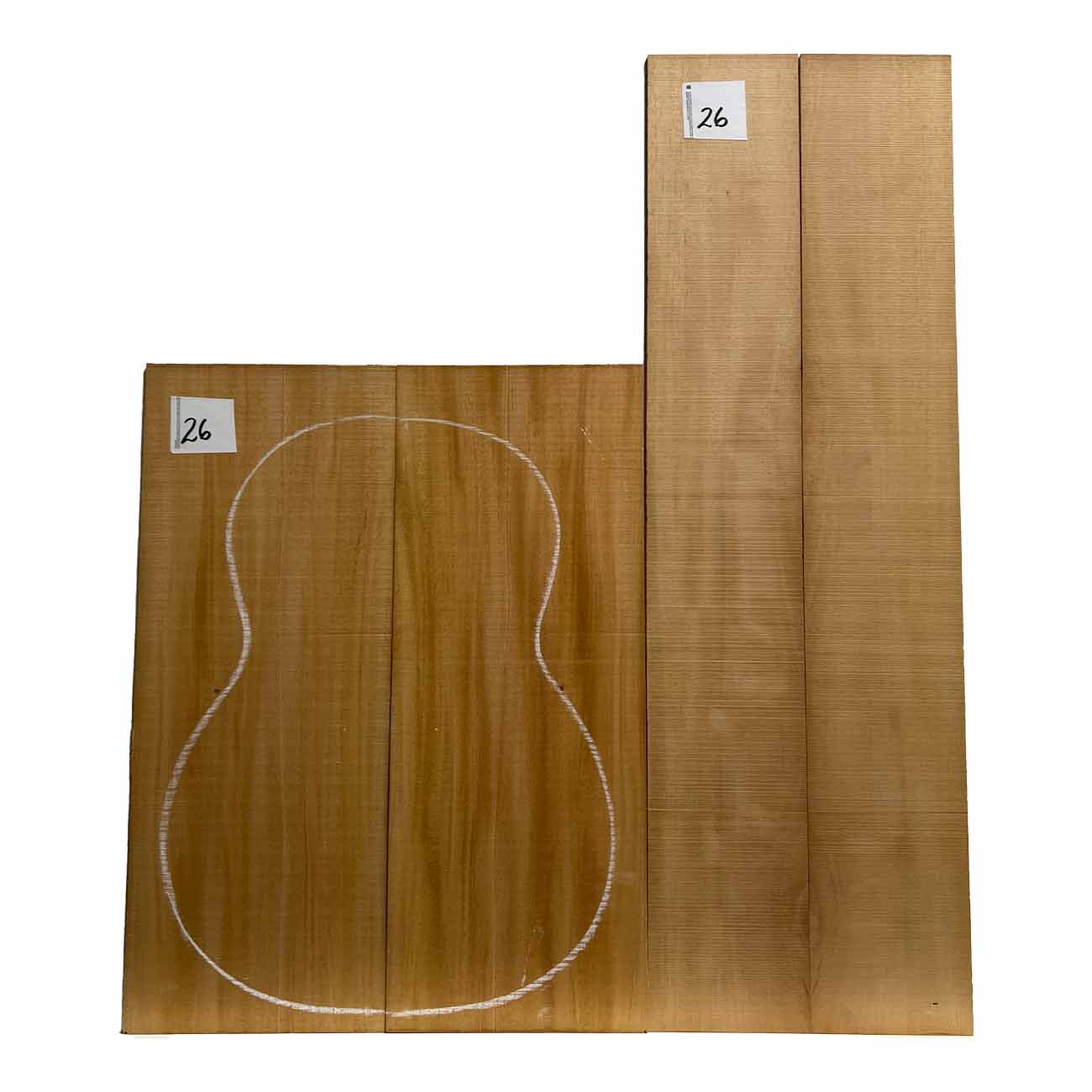 Fijian Mahogany Classical Guitar Back & Side Set #26 - Exotic Wood Zone - Buy online Across USA 