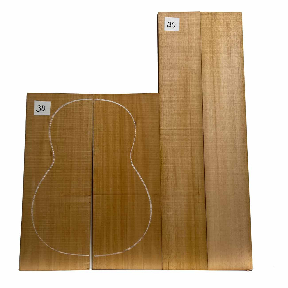 Fijian Mahogany Classical Guitar Back & Side Set #30 - Exotic Wood Zone - Buy online Across USA 