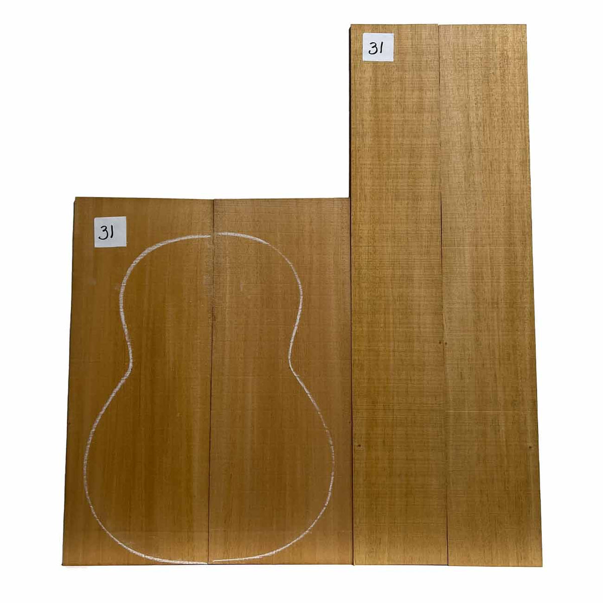 Fijian Mahogany Classical Guitar Back & Side Set #31 - Exotic Wood Zone - Buy online Across USA 