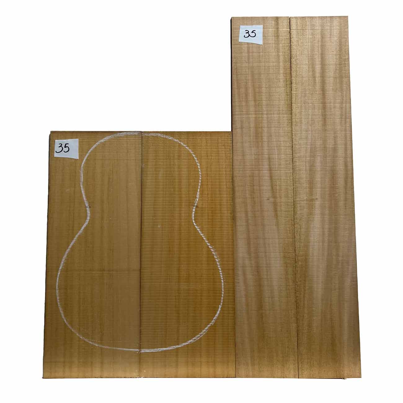 Fijian Mahogany Classical Guitar Back & Side Set #35 - Exotic Wood Zone - Buy online Across USA 